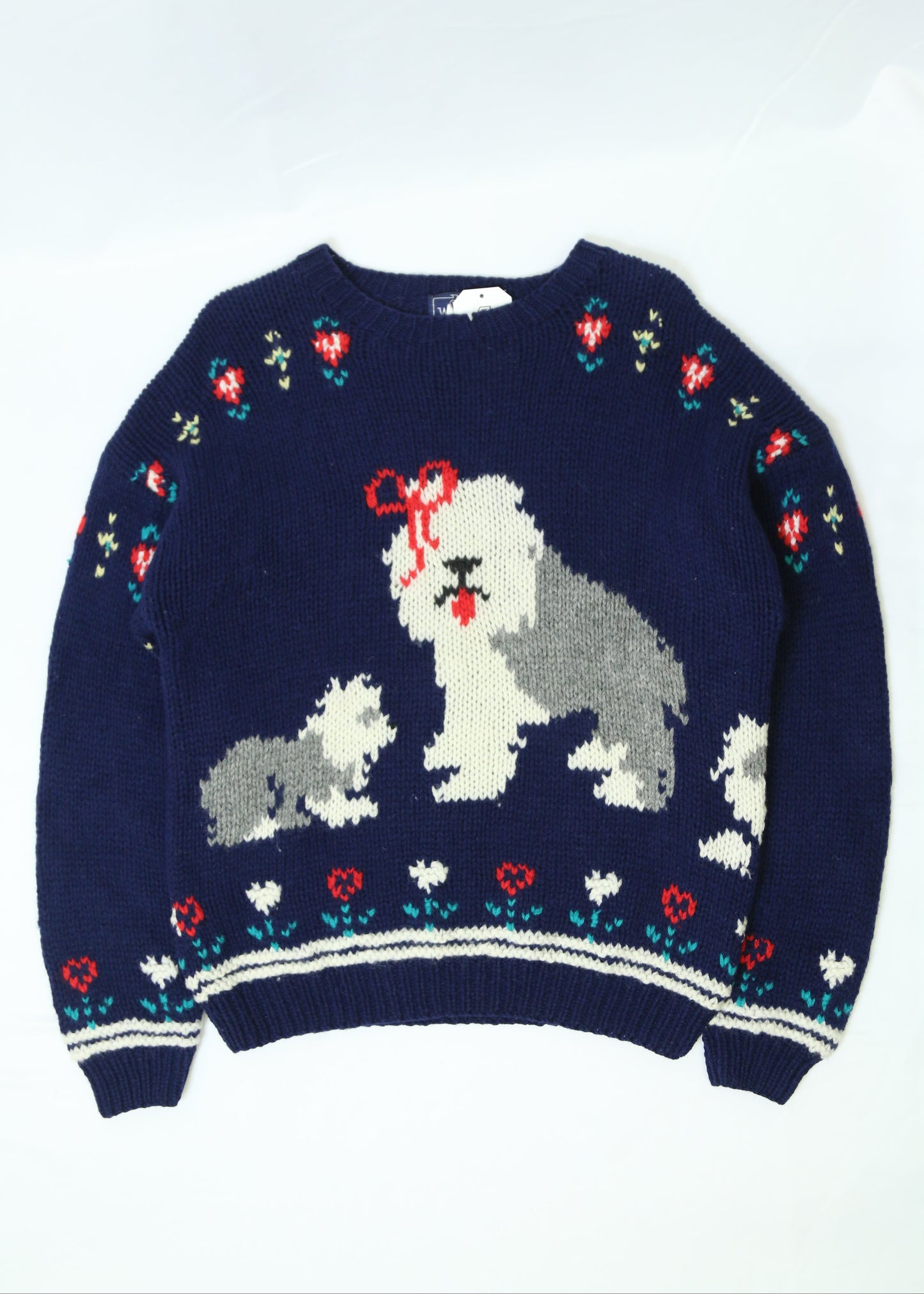 Women's Vintage Woolrich Sheepdog Knit Sweater Size XL