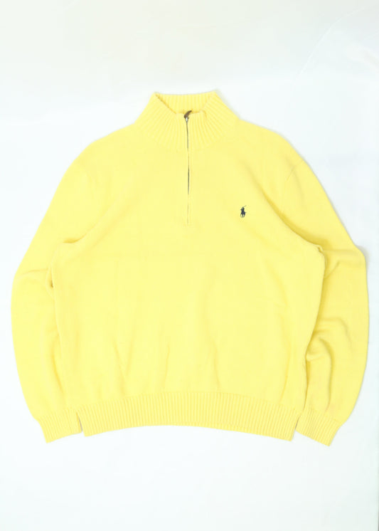 Men's Polo Ralph Lauren Cotton Quarter Zip Size XL