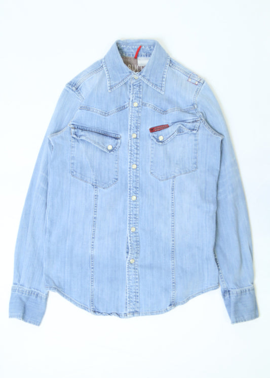 Women's Parasuco Denim Button-Up Top Size Small
