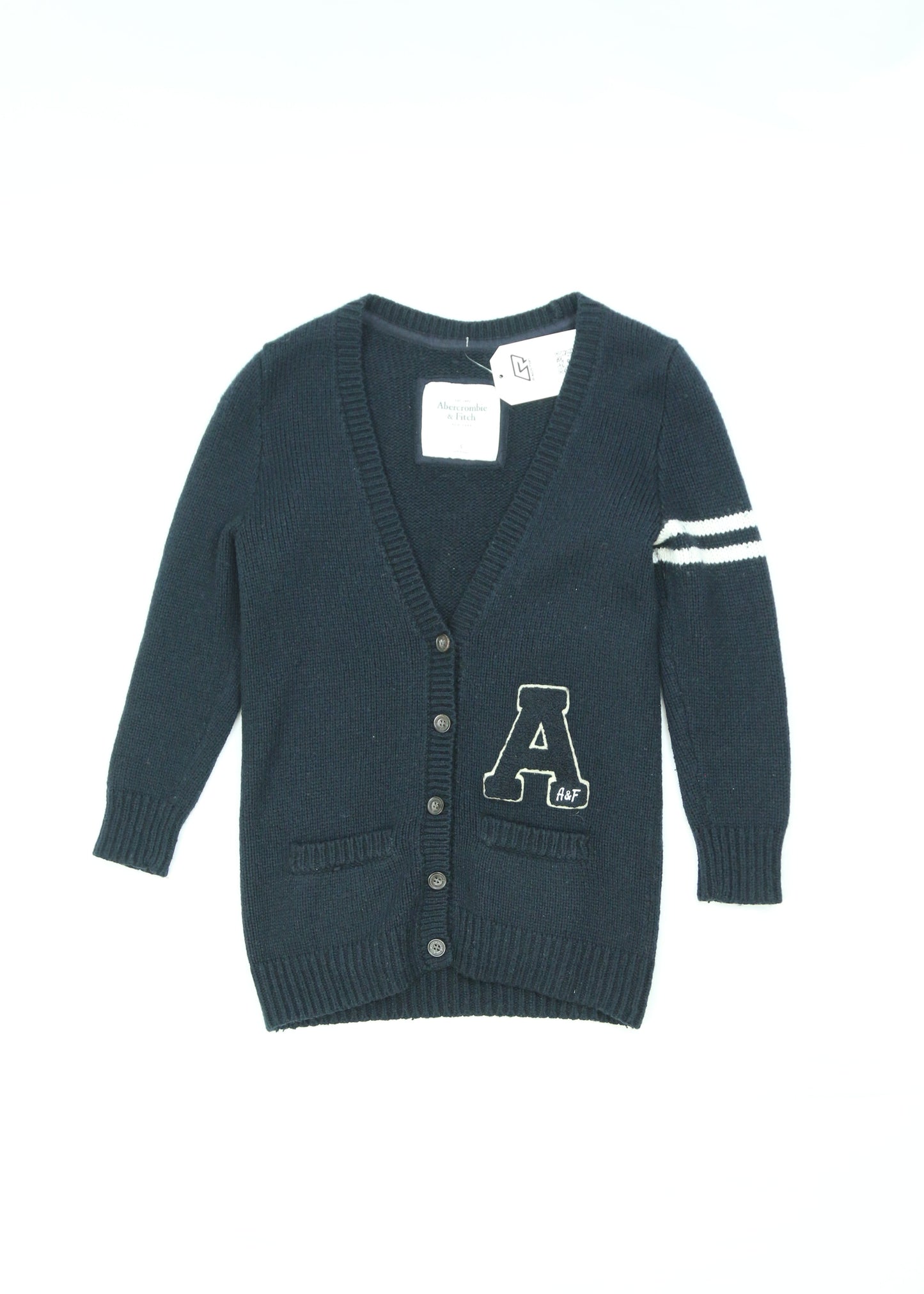Women's Abercrombie & Fitch Varsity Cardigan Size Small