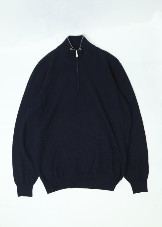 Men's Brunello Cucinelli Quarter Zip Size Large