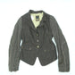 Women's Vintage Marithe Francois Girbaud Plaid Cotton Blazer Size Medium