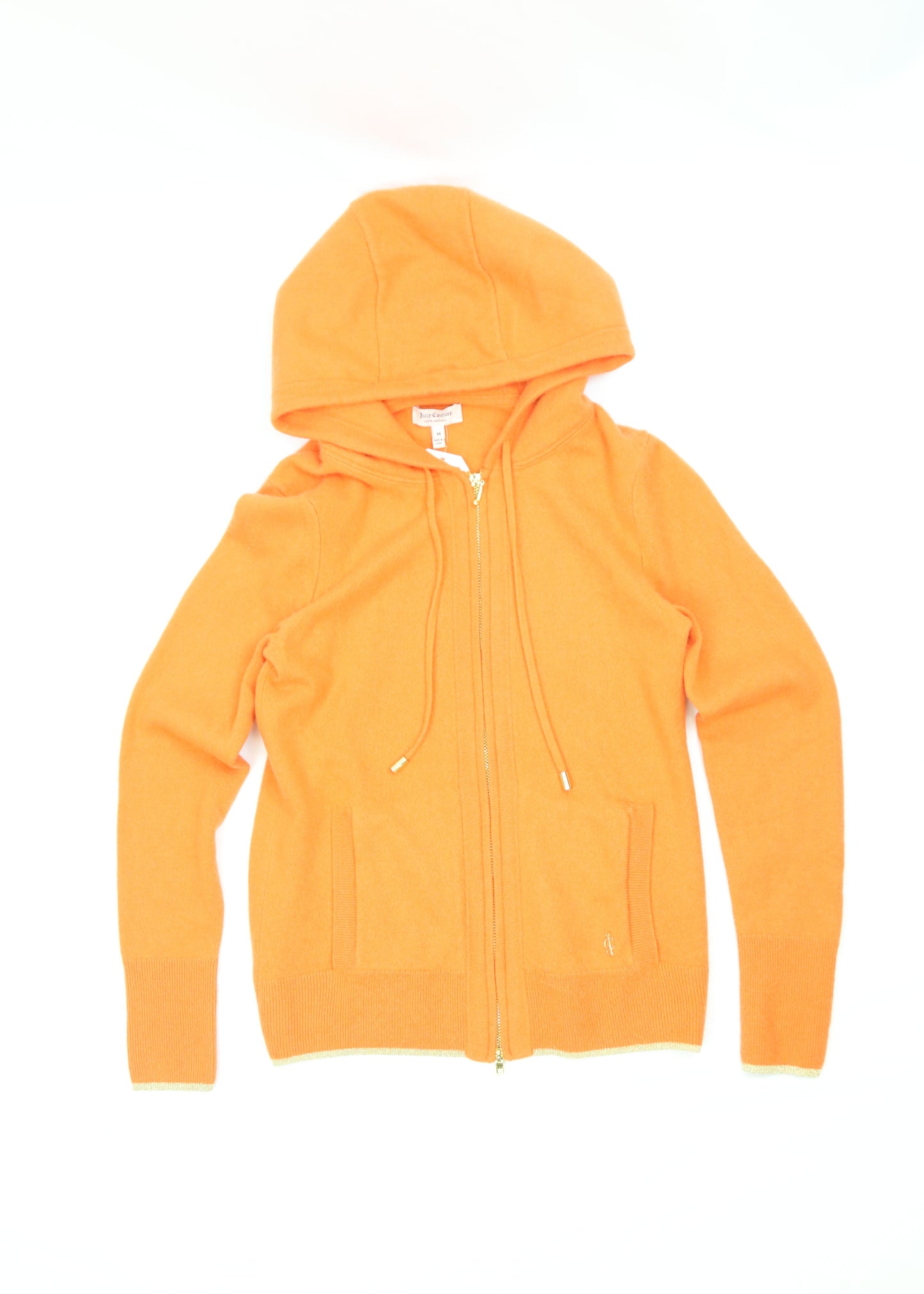 Women's Juicy Couture Cashmere Track jacket Hoodie Size Medium