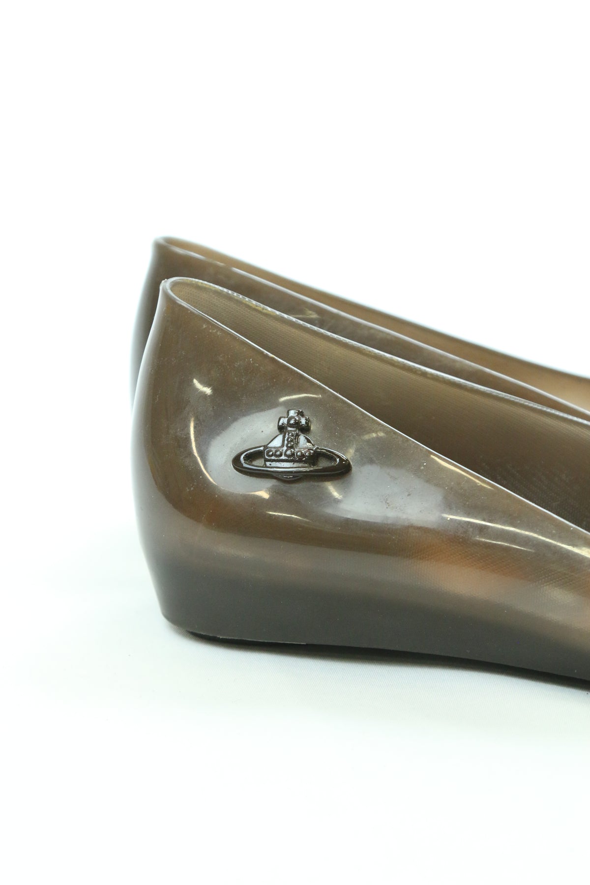 Women's Vivienne Westwood x Melissa Anglomania Grown Jelly Flats Size 9