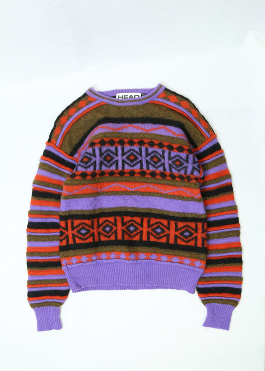 Men's HEAD Sportswear Multicolour Knit Sweater Size XL