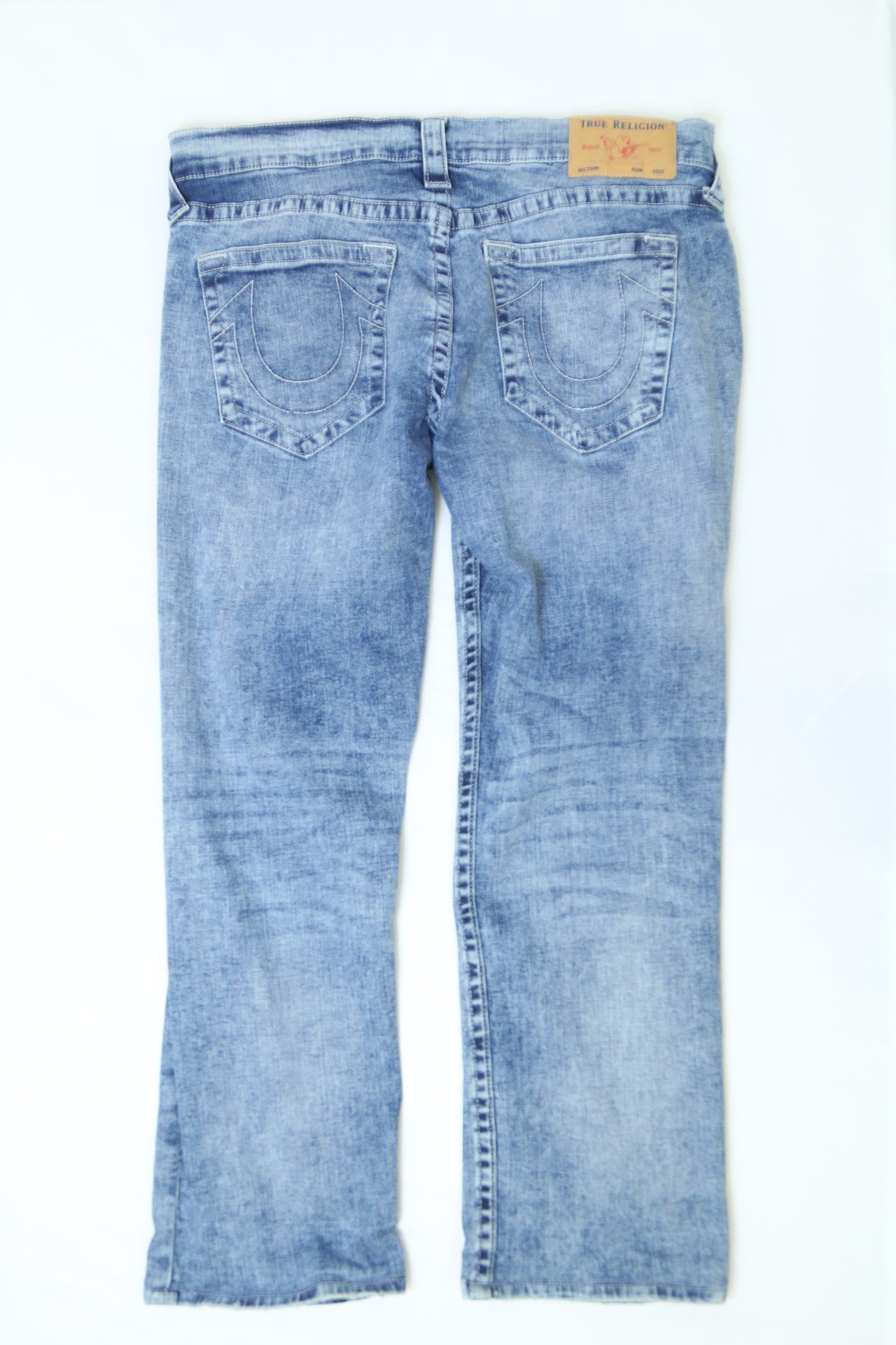 Men's True Religion Ricky Relaxed Straight Jeans Size 36"