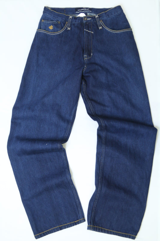 Men's Dark Denim Y2K Rocawear Baggy Jeans Size 30"