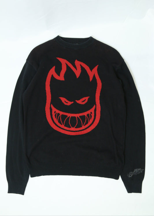 Men's Spitfire Crewneck Sweater Size Medium