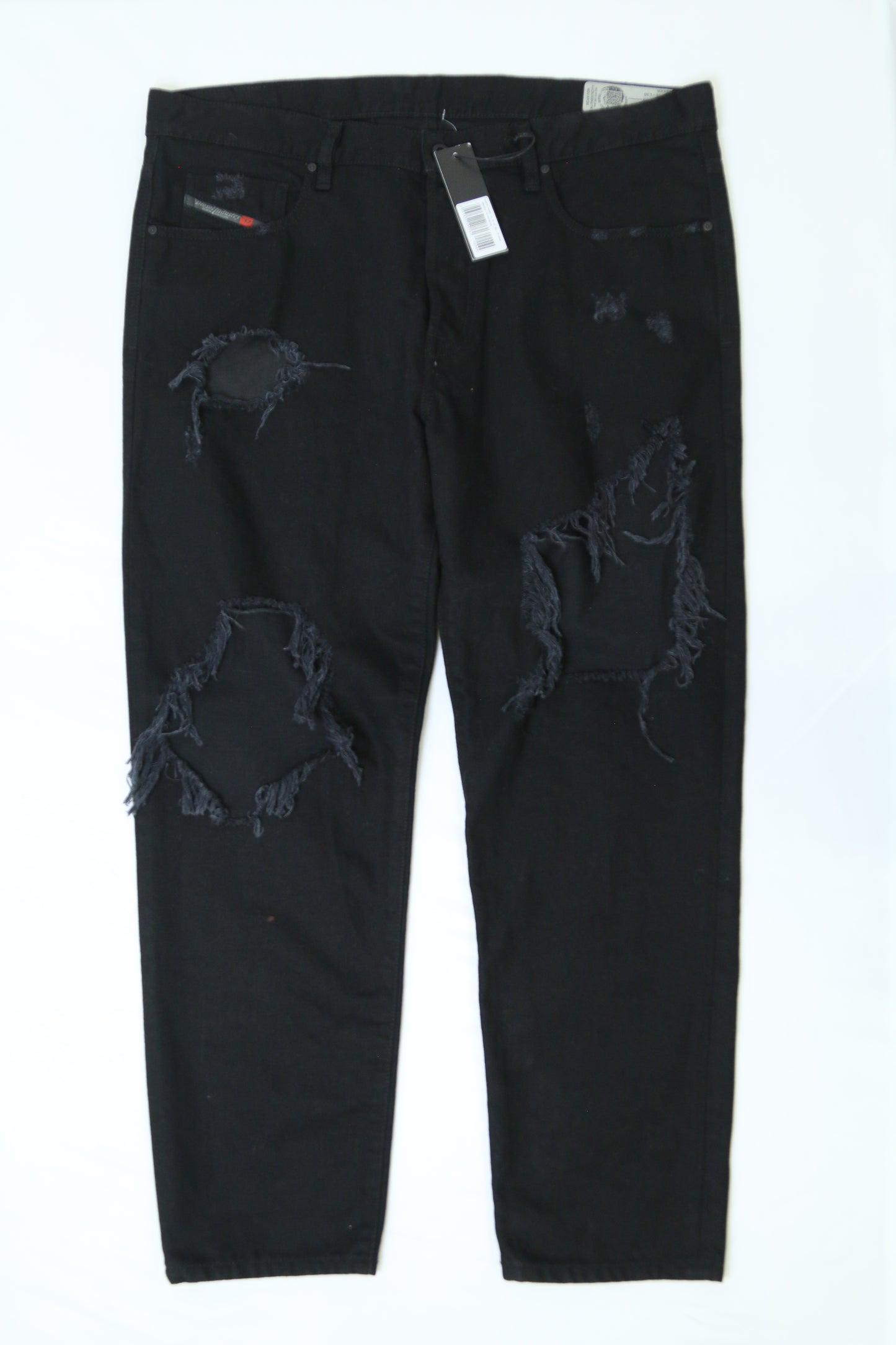 Men's Diesel Mharky Slim-Skinny Dark Denim Jeans Size 36"