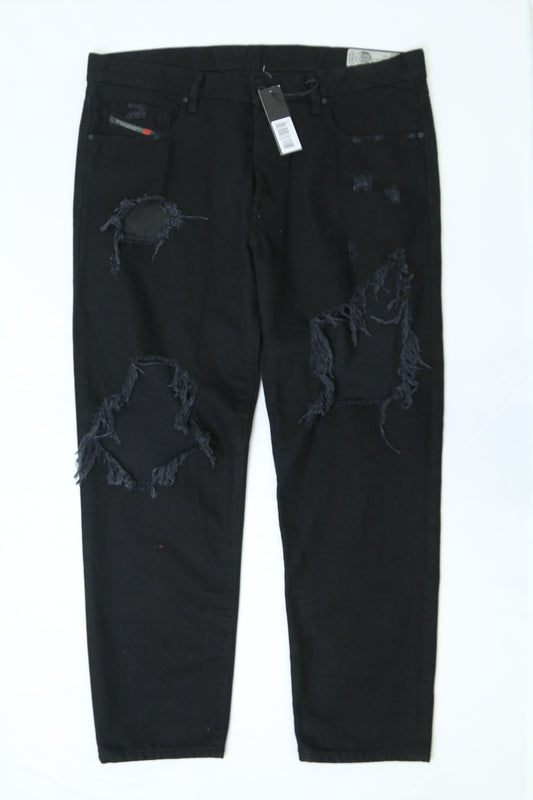 Men's Diesel Mharky Slim-Skinny Dark Denim Jeans Size 36"