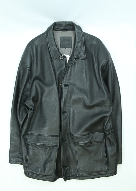 Men's Field Gear Heavy Premium Leather Jacket Size XL