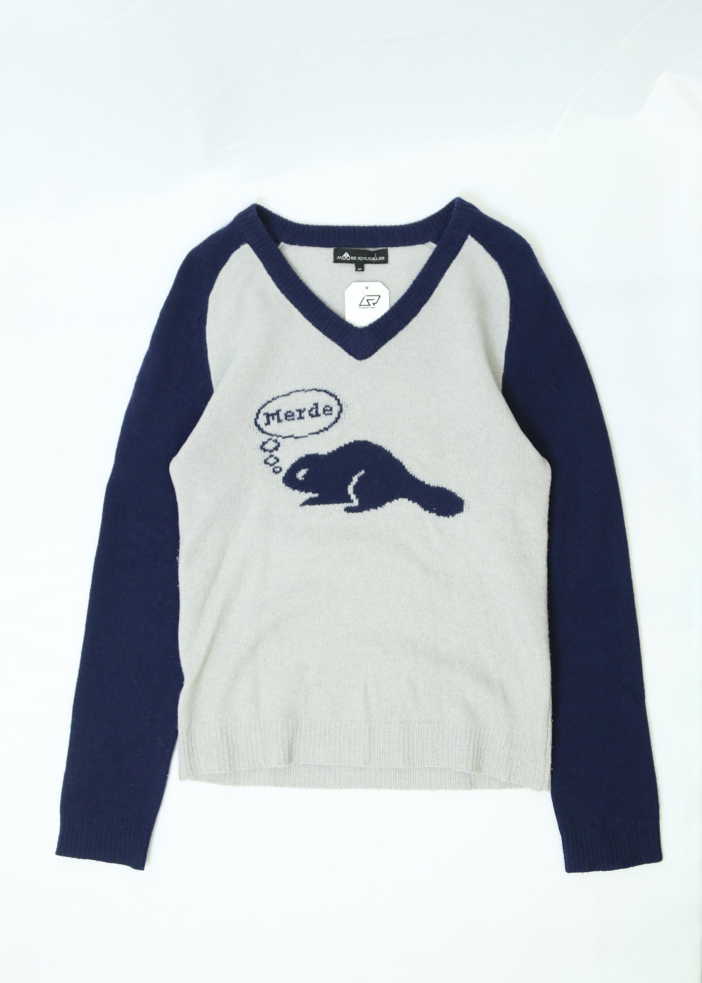 Men's Moose Knuckle V-Neck Sweater Size Small