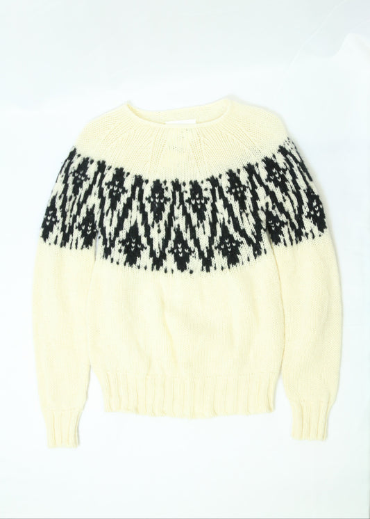 Men's Jil Sander Fairisle Knit Sweater SIze Large