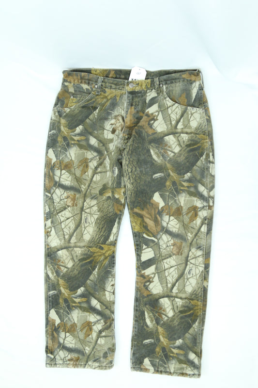 Men's Vintage Wrangler Realtree Camouflage Pants Size 38"