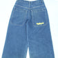 Men's Vintage Snake Eyes Wide-leg Denim Jeans Size 32"