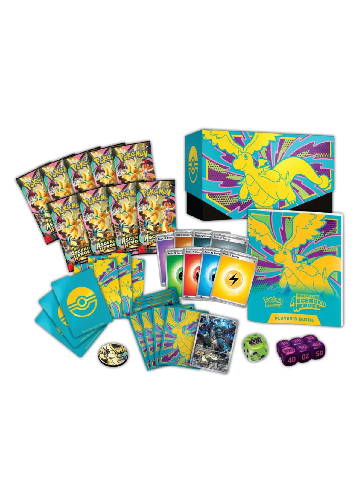 Pokemon TCG Ascended Heroes Elite Trainer Box Contents