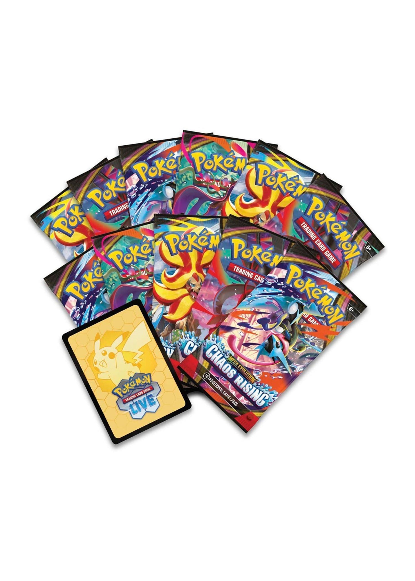 Pokemon TCG Chaos Rising Pokemon Center ETB Packs