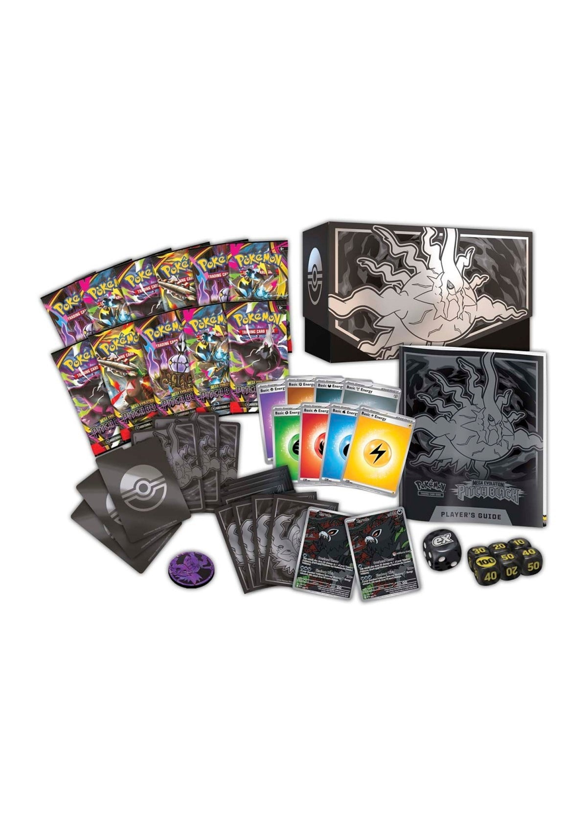 Pokemon TCG Pitch Black Pokemon Center ETB Contents