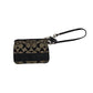 Women's Coach Wristlet (Black/Grey)