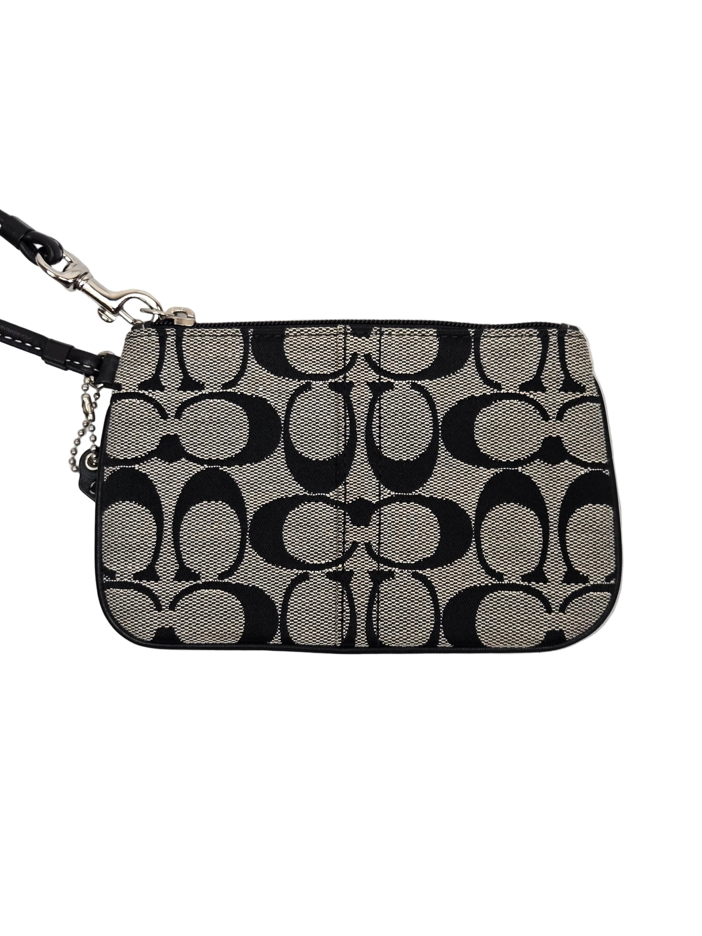 Women's Coach Wristlet (Black/Grey)