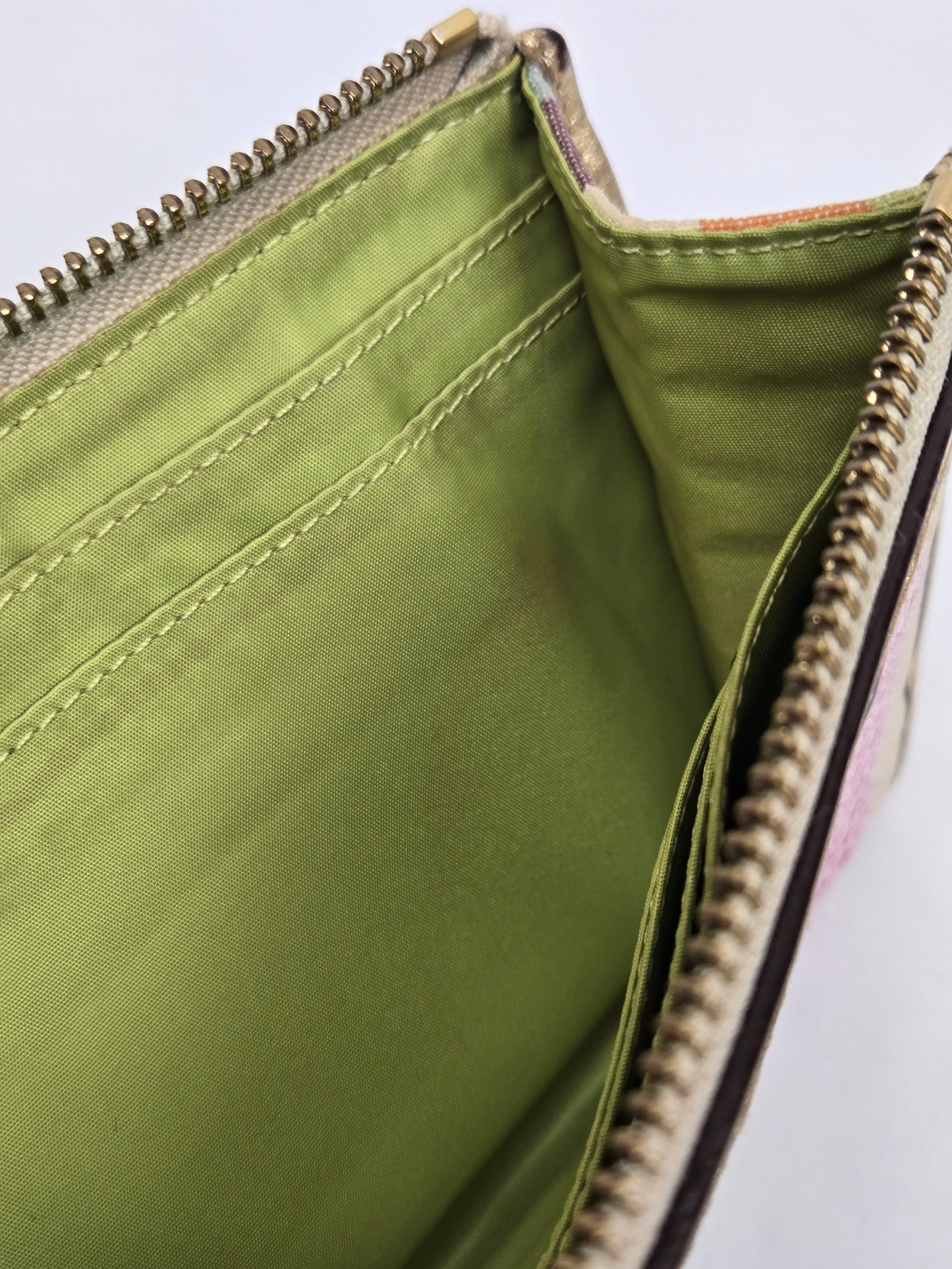 Women's Coach Wristlet (Green)