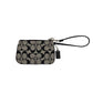 Women's Coach Wristlet (Black/Grey)