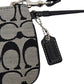 Women's Coach Wristlet (Black/Grey)