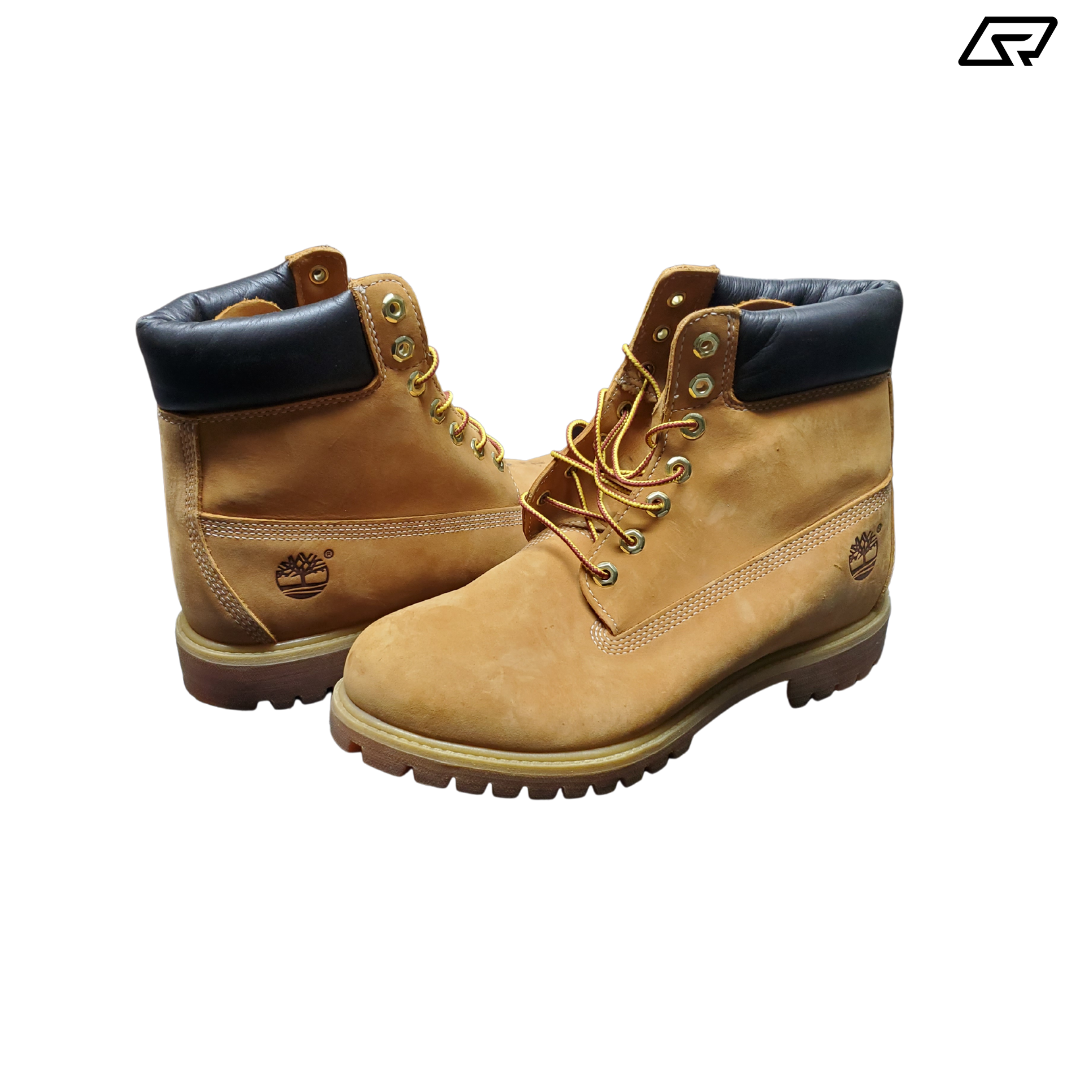 Men's Timberland Wheat Premium 6-Inch Boots Size 9.5US
