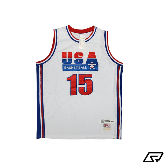 Mens Magic Johnson Team USA M&N Jersey Size 56 XXL NWT