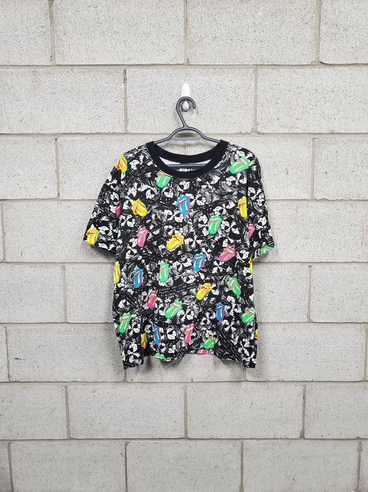 Womens 1989 Rolling Stones T-Shirt Fits XL
