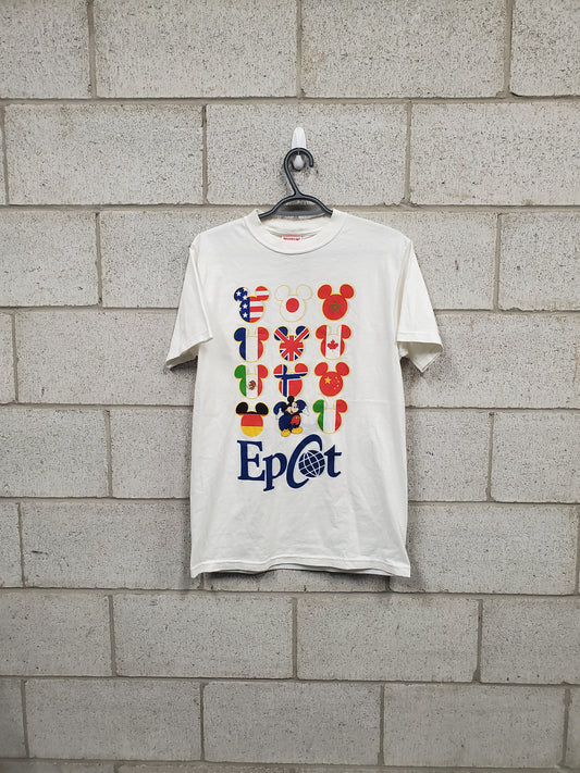 Mens Mickey Mouse Epcot T-Shirt Size Small