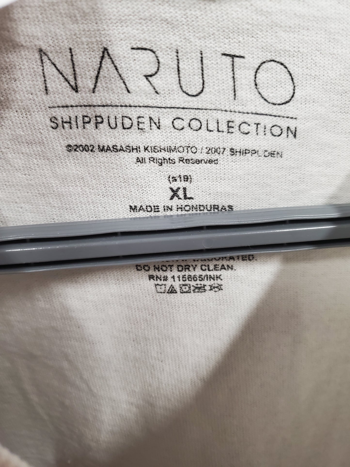 Mens Naruto Long Sleeve Shirt Size XL