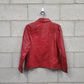 Womens Roots Leather Jacket Size 10 Medium