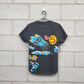 Mens Vintage Speed Racer Changes Test Print T-Shirt Size Medium