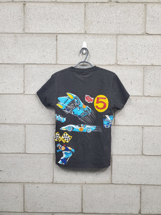 Mens Vintage Speed Racer Changes Test Print T-Shirt Size Medium
