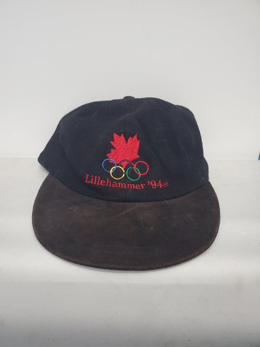 Mens Vintage 1994 Lillehammer Olympic Strapback Hat