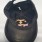 Mens Ferrari Leather Velcroback Hat