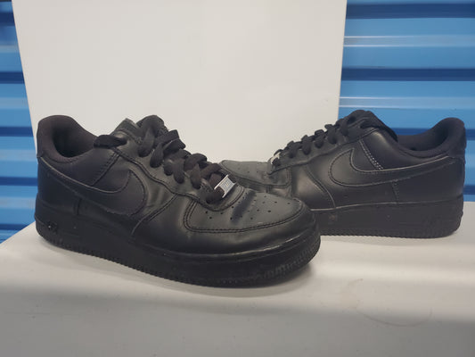 Womens Nike Air Force 1 Low Black Size 8US