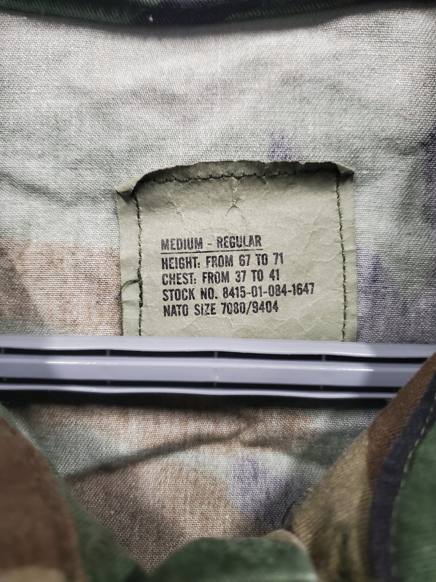 Mens U.S Navy Military Camoflauge Jacket Size Medium