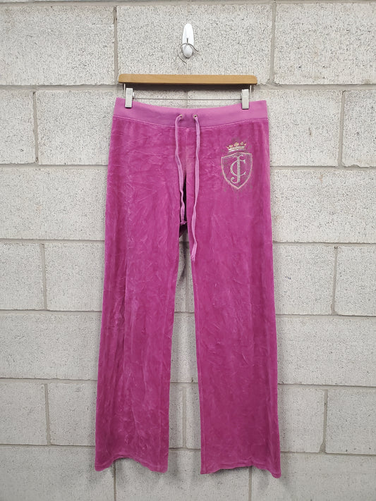 Womens Y2K Juicy Couture Velour Pants Size Medium