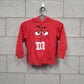 Kids M&M's Hoodie Size Medium