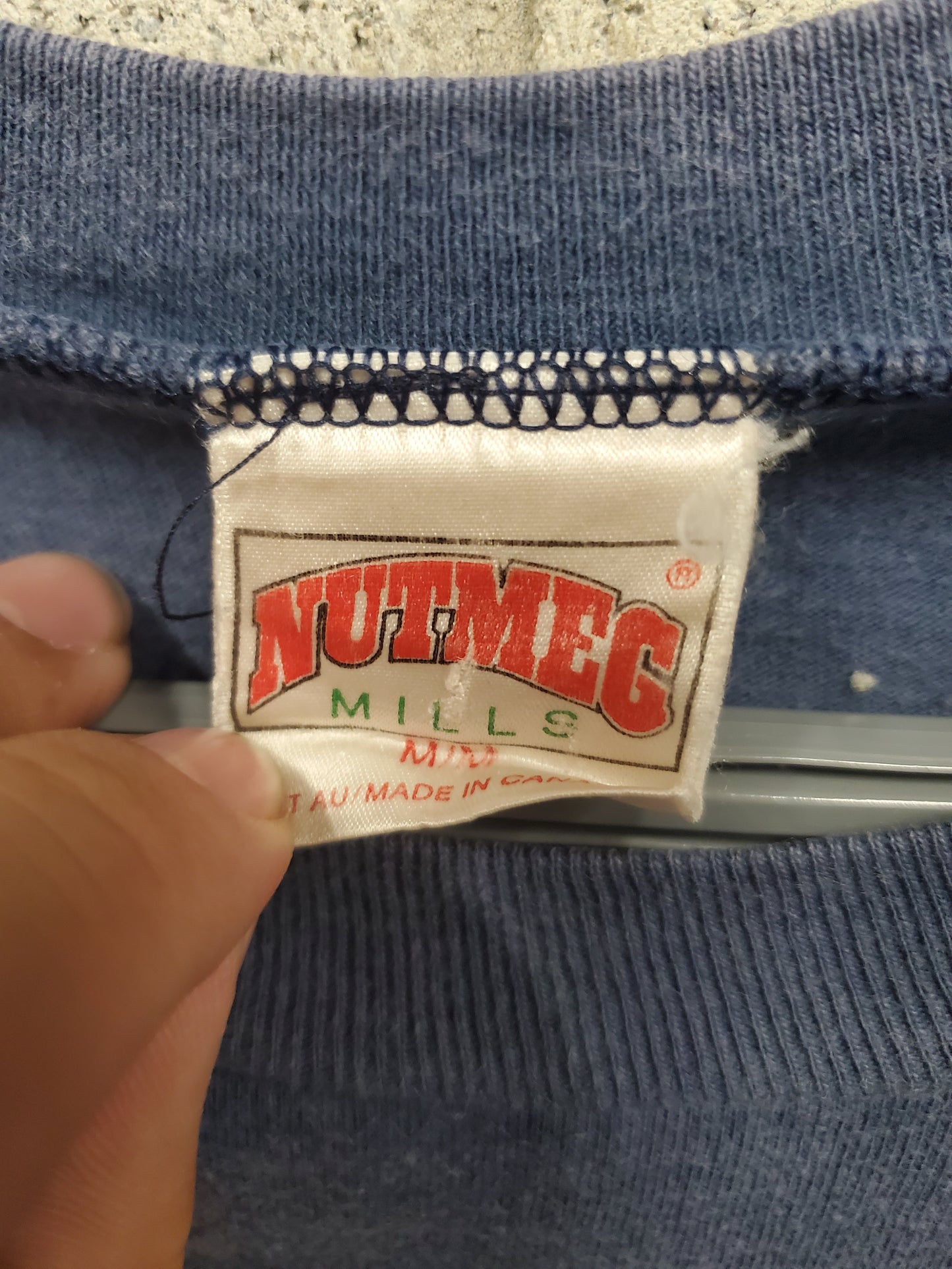 Mens Vintage Georgetown Hoyas Nutmeg T-Shirt Size Medium