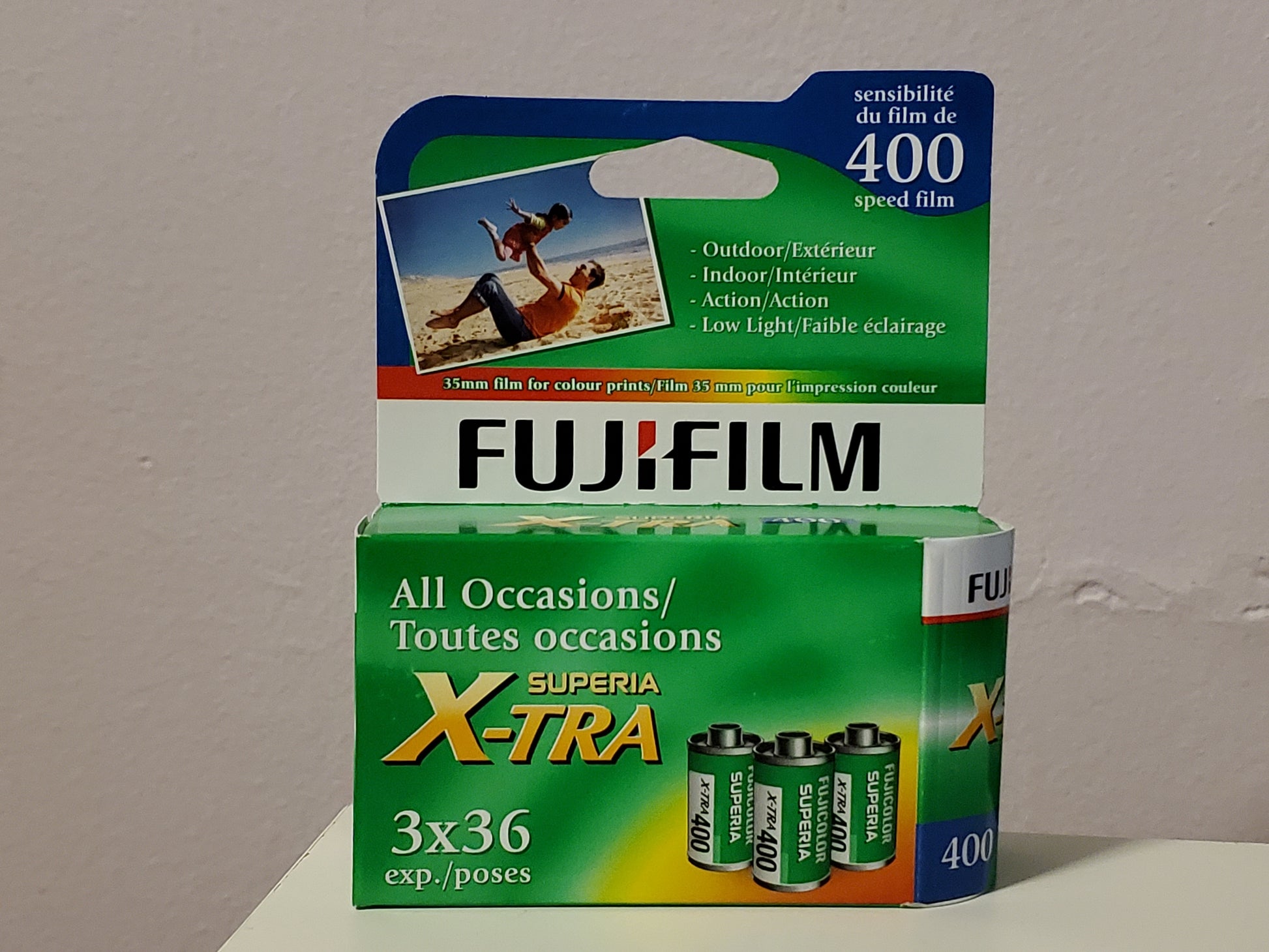 FUJIFILM Fujicolor Superia X-TRA 400 Color Negative Film 35mm Roll Film