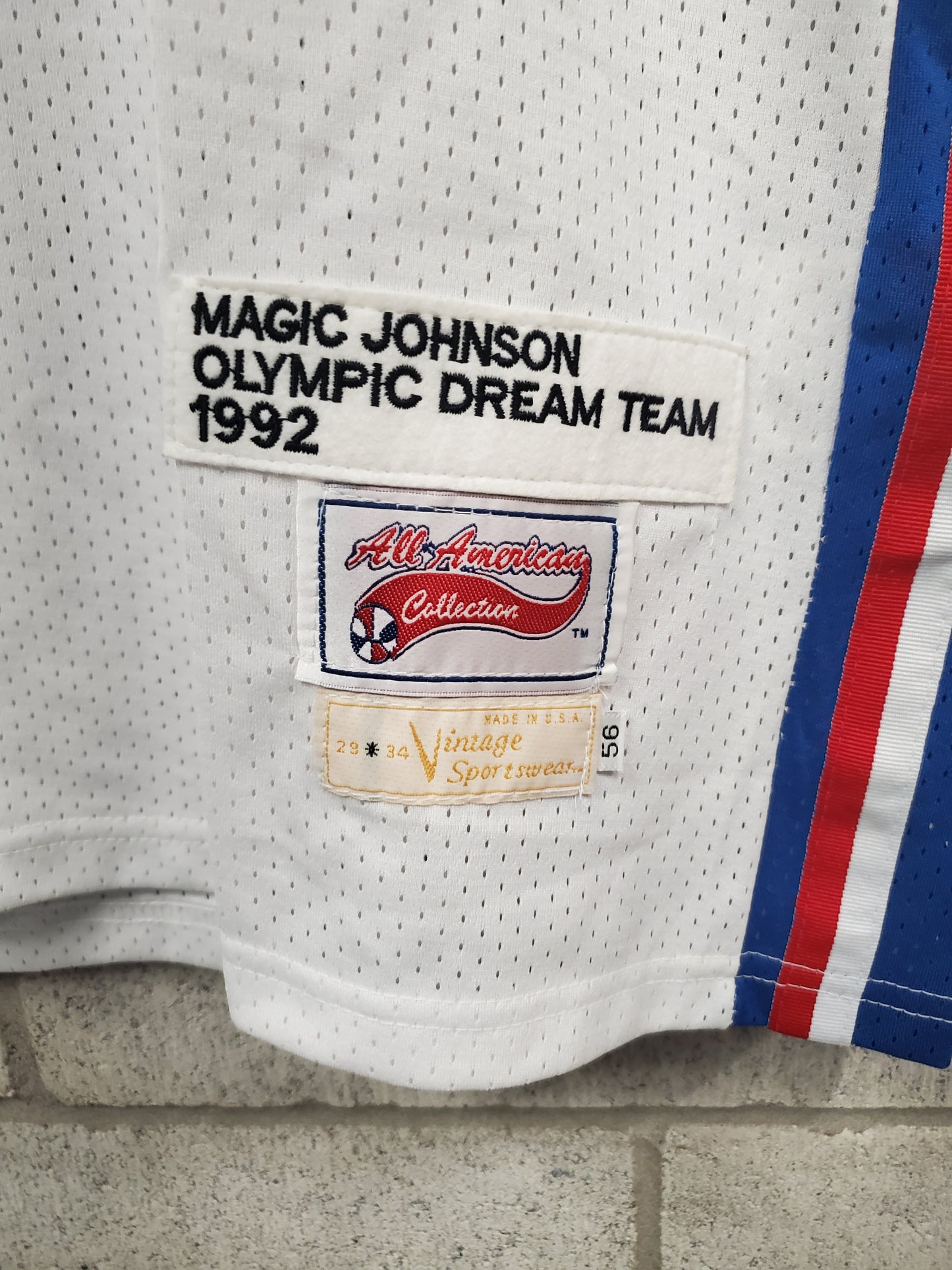 Mens Magic Johnson Mitchell & Ness All Star Jersey Size 56 NWT