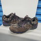 Womens Authentic Chanel Brown Suede Leather Tweed Sneakers Size EU 41, US 11