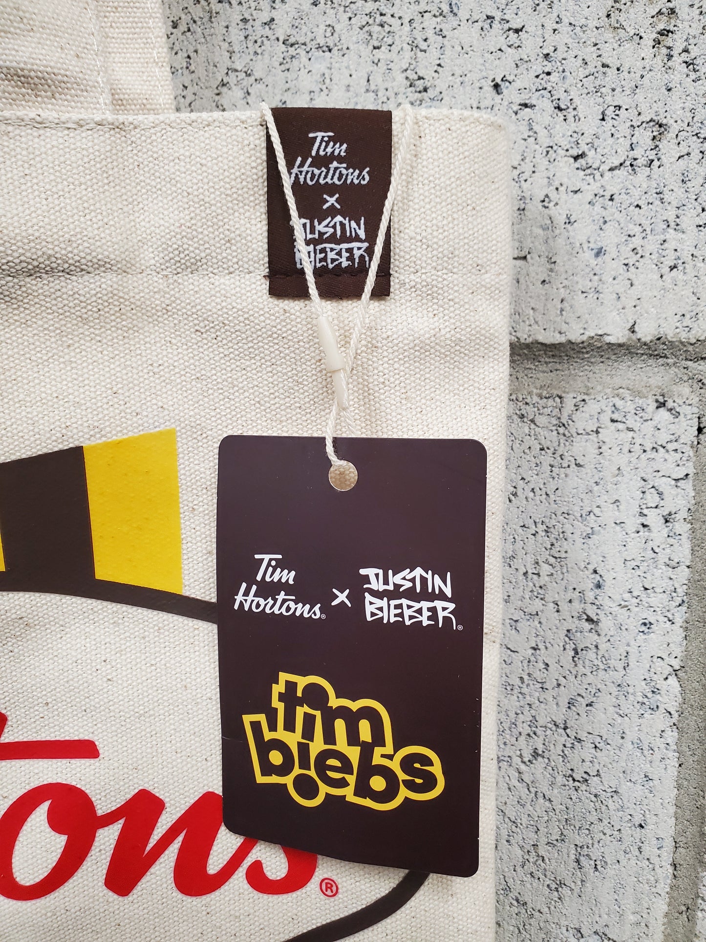 Tim Biebs Tim Hortons Tote Bag NWT