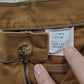Mens Tough Duck Carpenter Pants Size 38"x26"