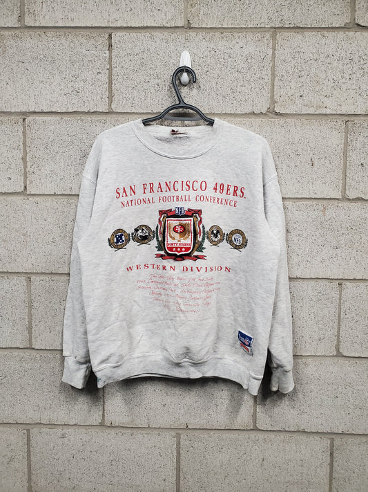 Mens San Francisco Nutmeg Crewneck Sweater Fits XL