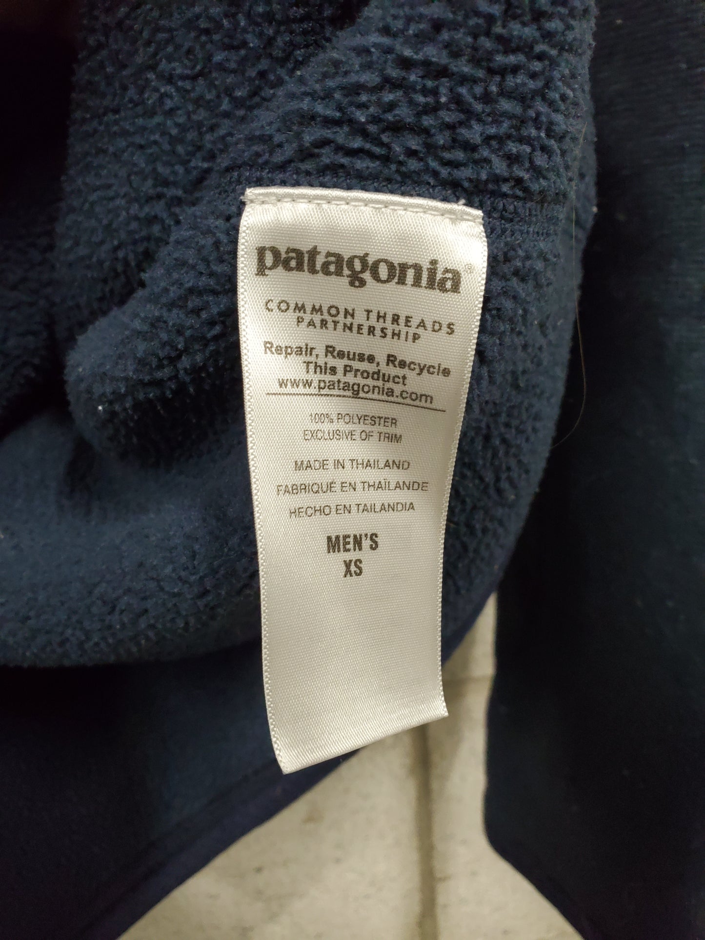 Mens Patagonia Fleece Half Zip Sweater Size XS