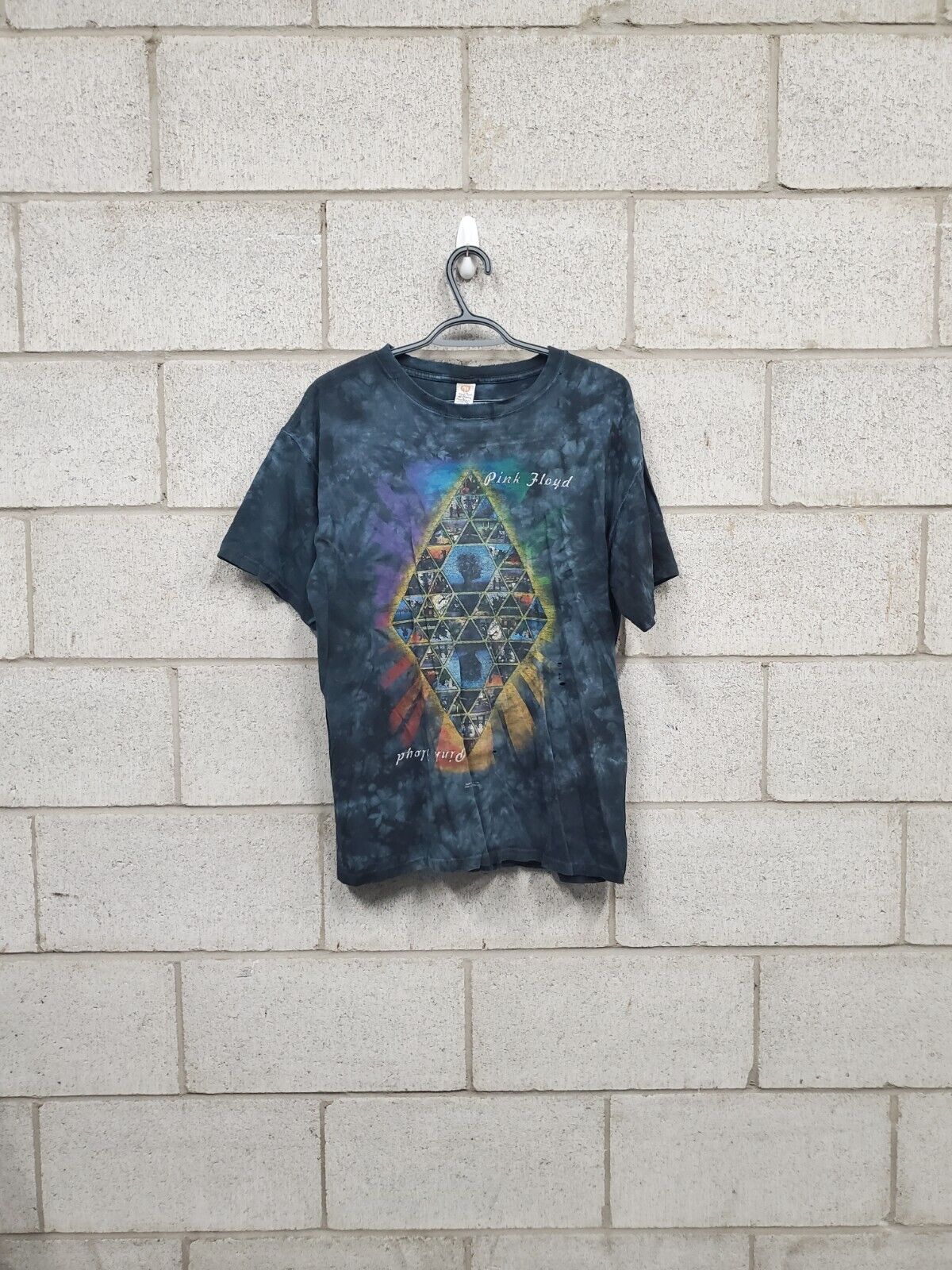 Mens Pink Floyd Tie Dye T-Shirt Size Large